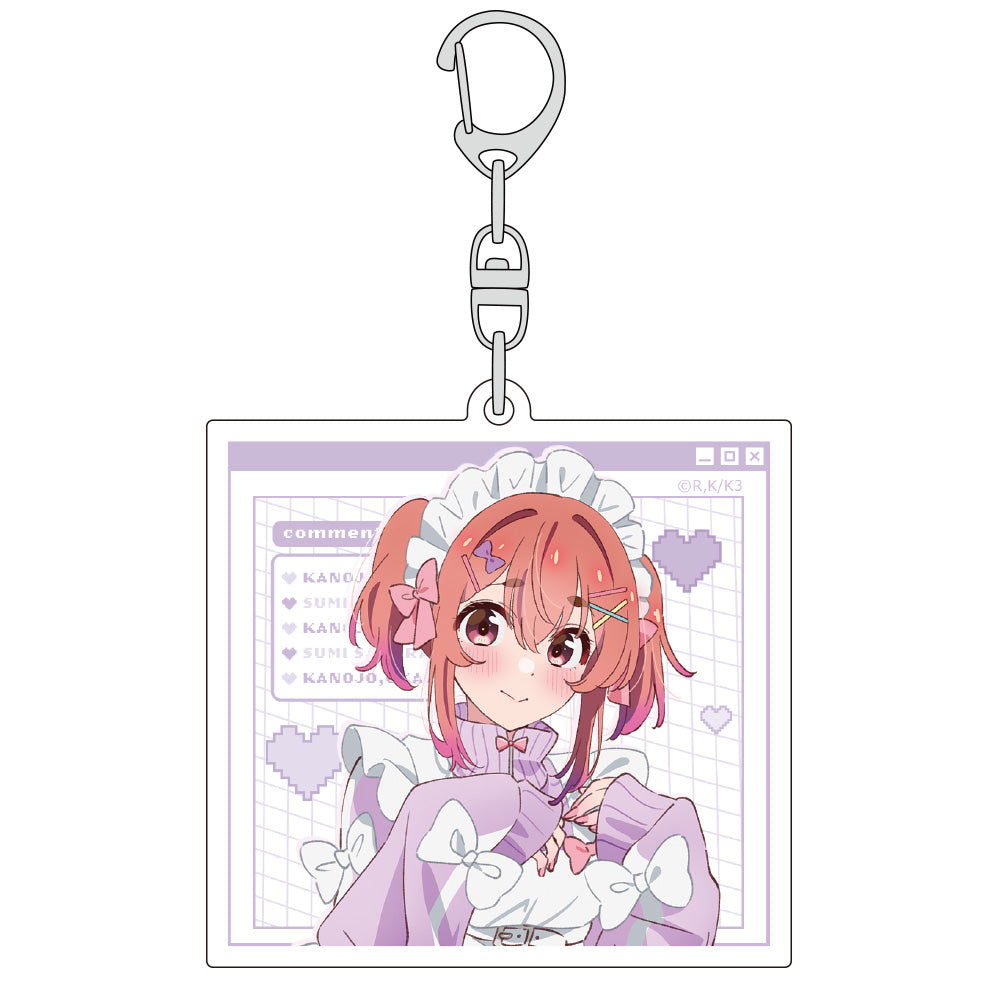 桜沢墨 アクリルスタンドBIG 「彼女、お借りします×ヴィレッジ