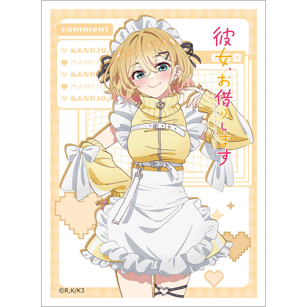彼女、お借りします　カーテン魂　桜沢墨　ジャージメイド　缶バッジセット 彼女、お借りします]スリーブ(更科瑠夏/ジャージメイド) パック