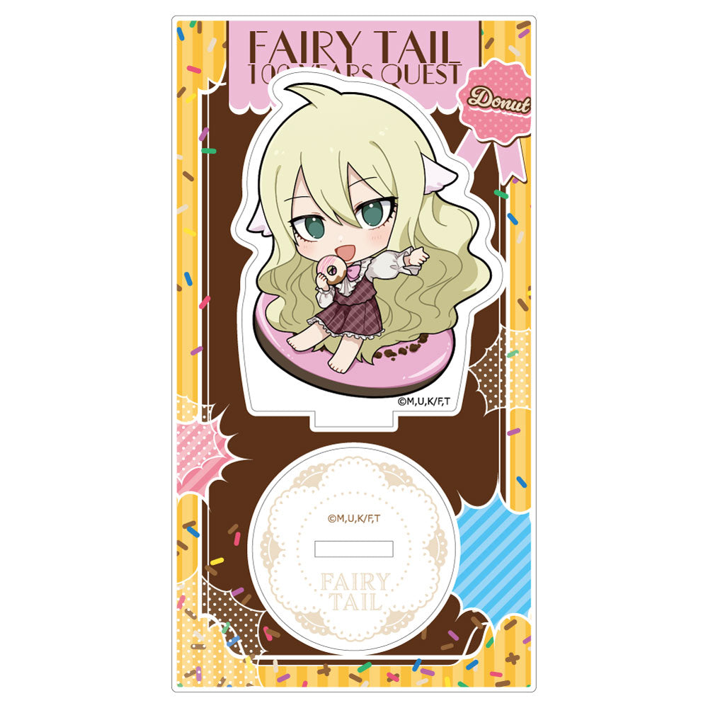 フェアリーテイル アクリルスタンド 15体セットボトルキャップ　ナツ FAIRY TAIL 100年クエスト』アクリルスタンド (レビィ/ドーナツ
