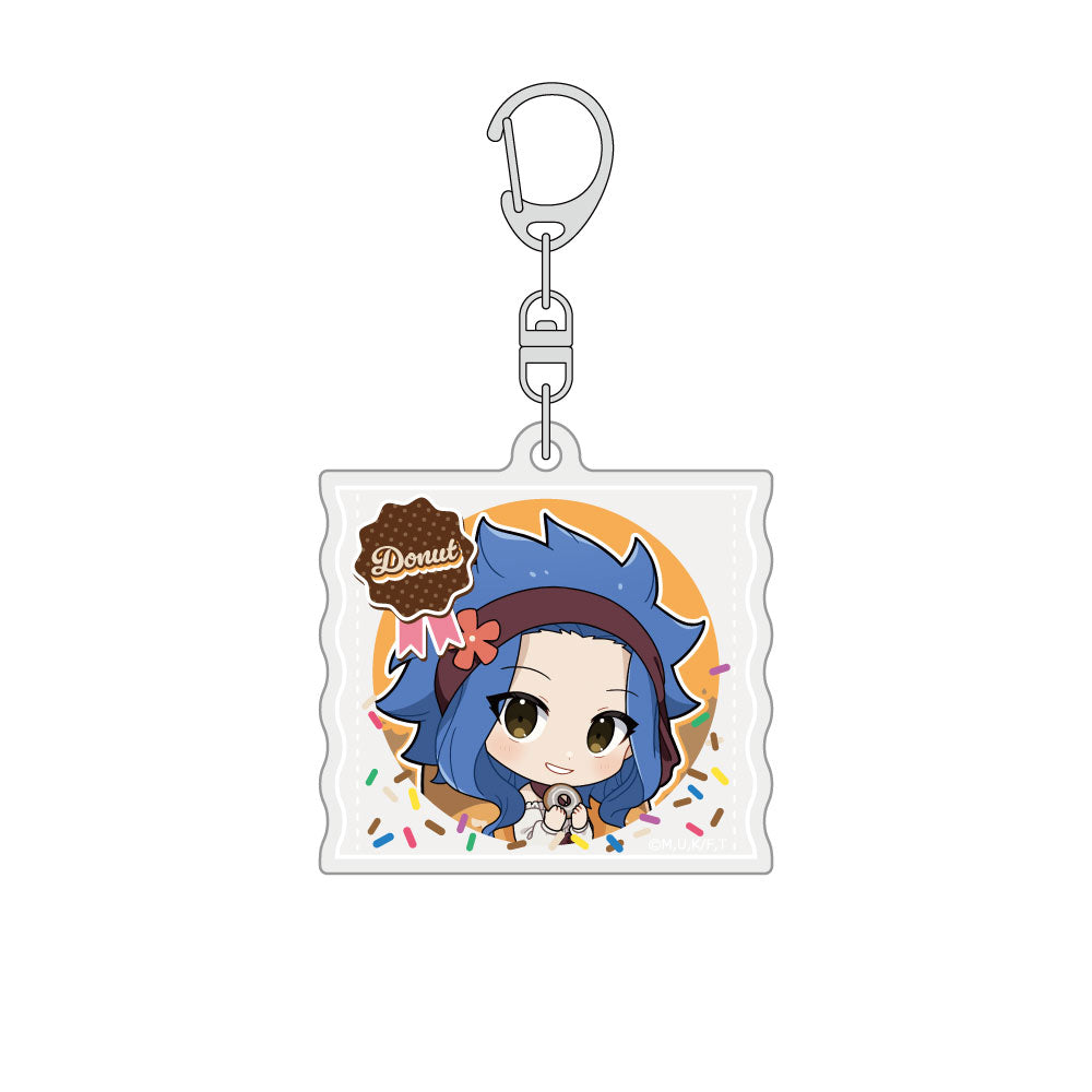 『FAIRY TAIL 100年クエスト』アクリルキーホルダー (レビィ/ドーナツ)