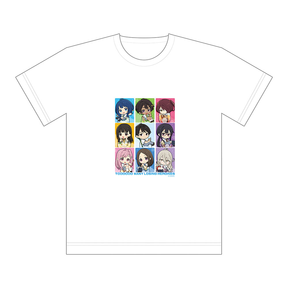 『負けヒロインが多すぎる!』Tシャツ(サイダー)