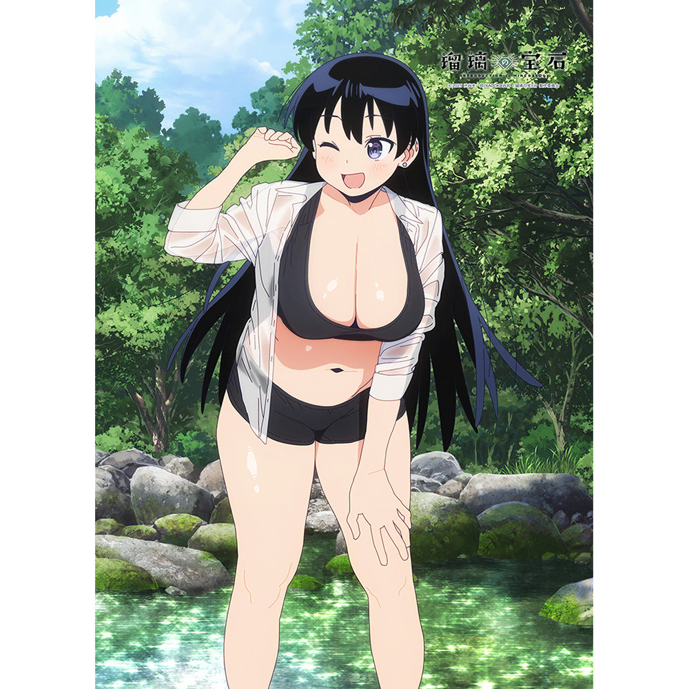 『瑠璃の宝石』描き下ろしB2タペストリー (荒砥凪/水遊び)Wスエード