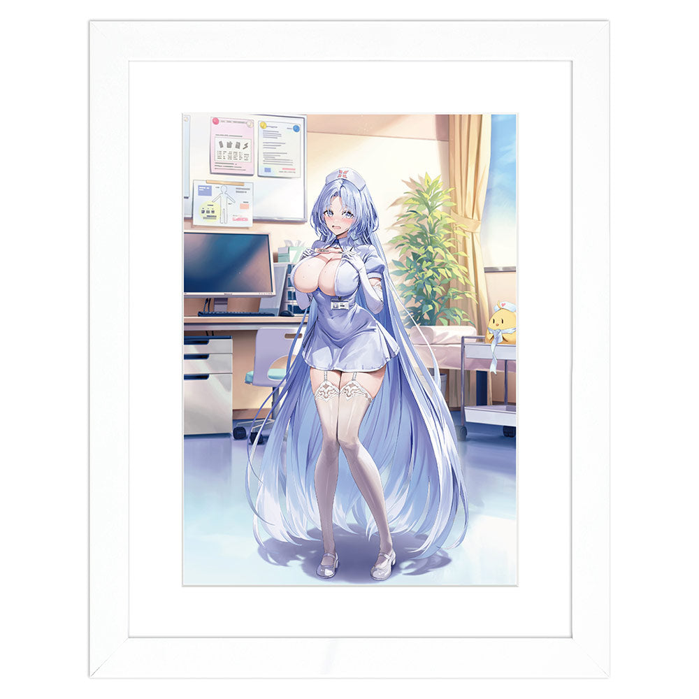 『アズールレーン』描き下ろしキャラファイングラフ (アルザス/ナース) A4