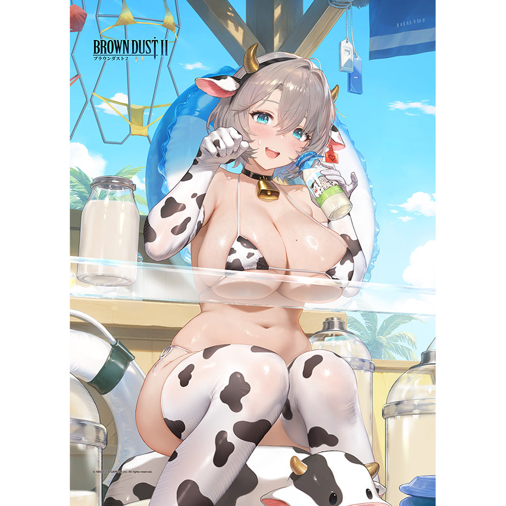 『ブラウンダスト2』B2タペストリー (テレーゼ/ミルキービキニ)Wスエード