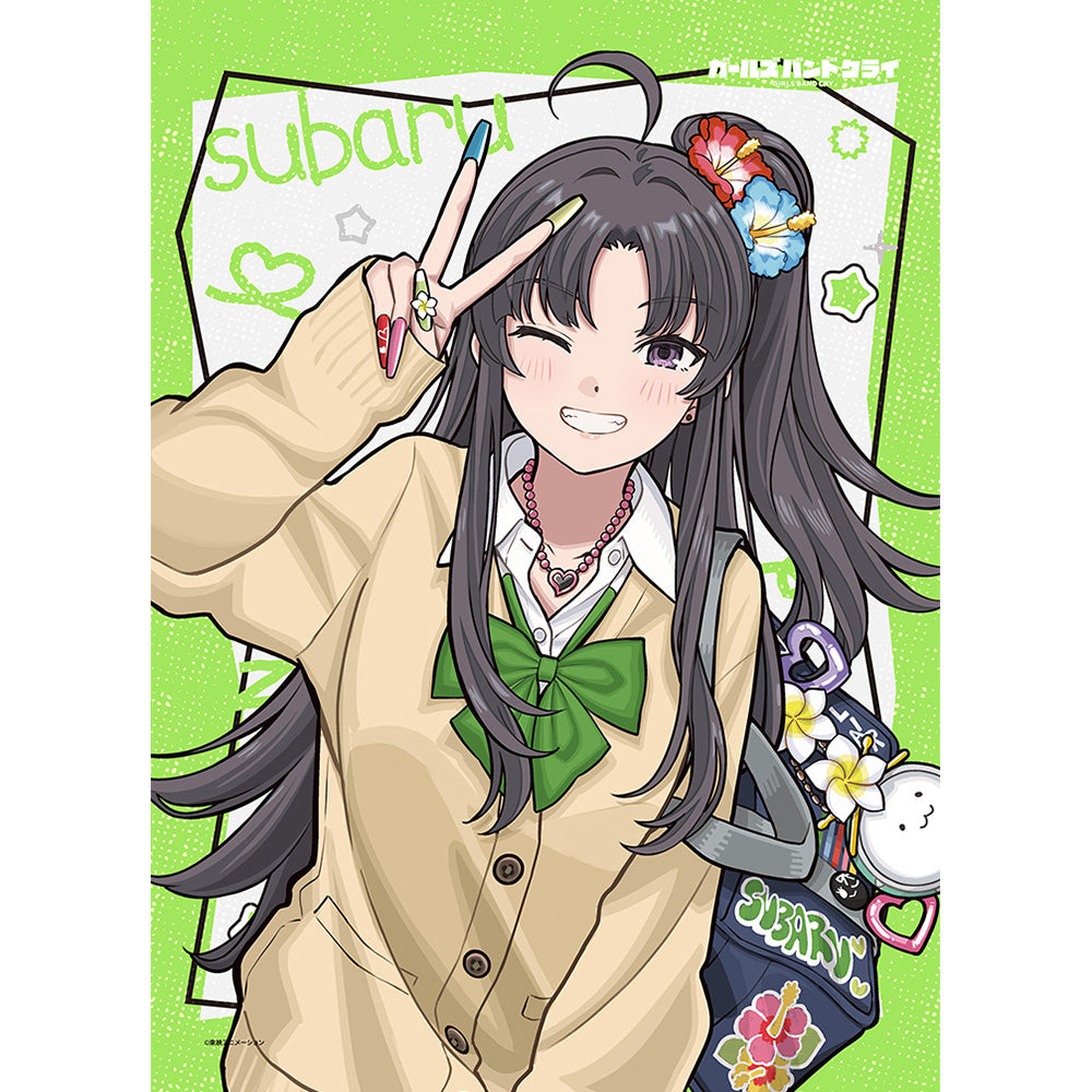 『ガールズバンドクライ』描き下ろしB2タペストリー(安和すばる/平成ギャル)Wスエード