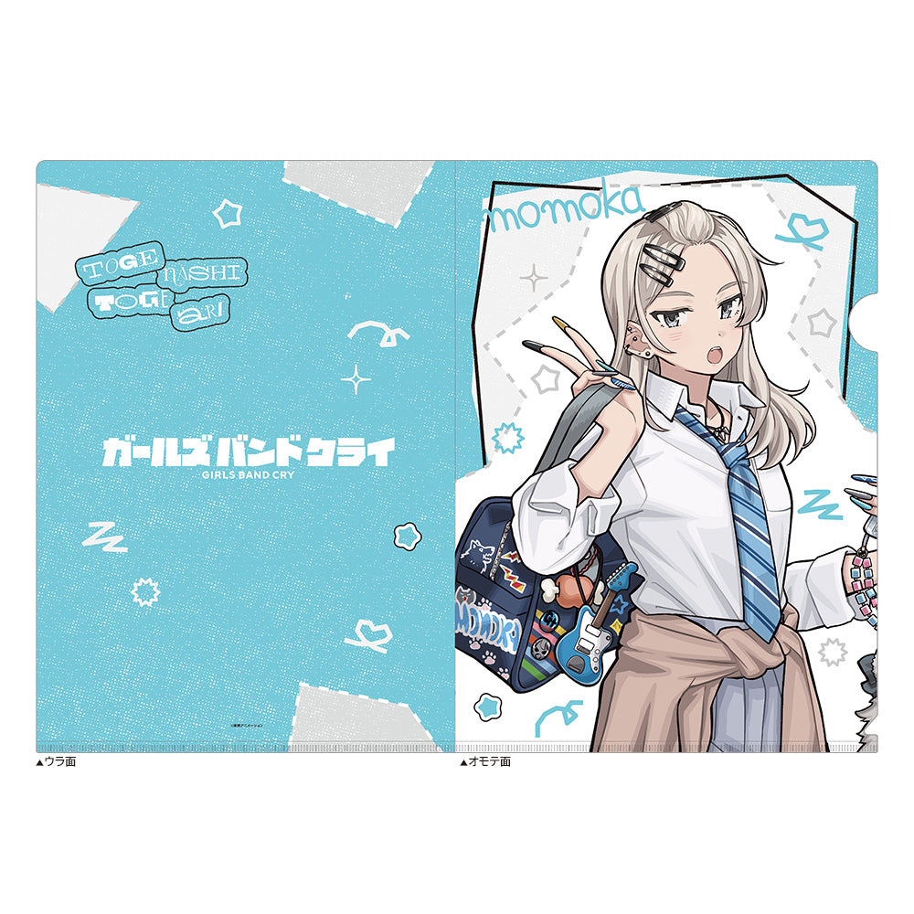 『ガールズバンドクライ』描き下ろしクリアファイル(河原木桃香/平成ギャル)