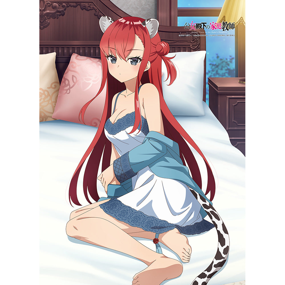 『公女殿下の家庭教師』描き下ろしB2タペストリー(リディヤ・リンスター/ケモミミルームウェア)Wスエード