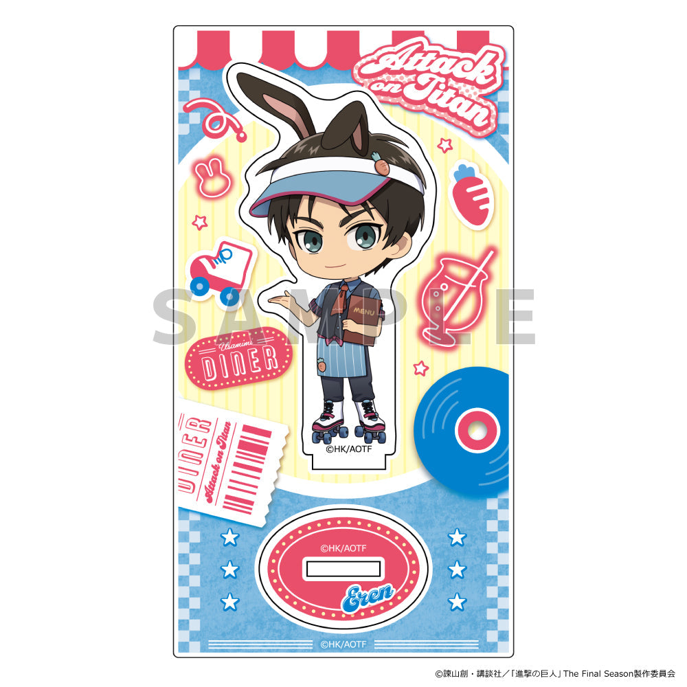 『進撃の巨人』アクリルスタンド (エレン/ウサミミダイナー)