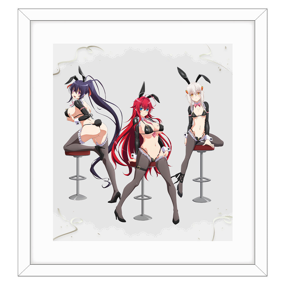 『ハイスクールD×D HERO』描き下ろし 複製原画(逆バニー(黒))