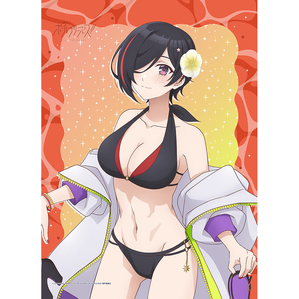 『ポールプリンセス!!』描き下ろしB2タペストリー(南曜スバル/水着)Wスエード