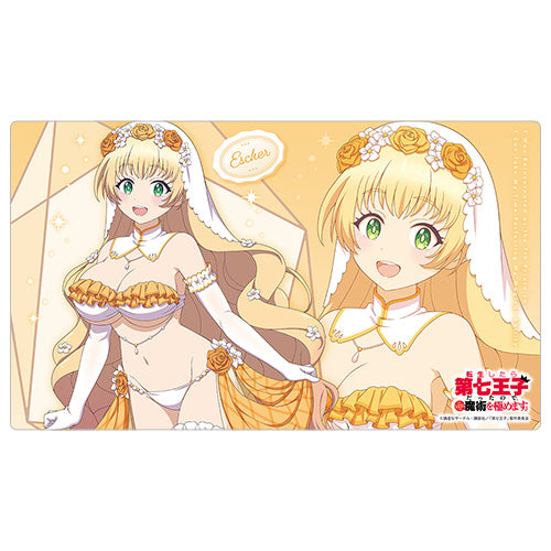 『転生したら第七王子だったので、気ままに魔術を極めます』描き下ろし ラバーマット(イーシャ/ウエディング水着)