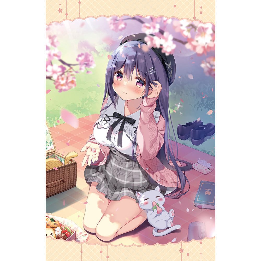 『ぱん先生』タオルケット(うた/桜)