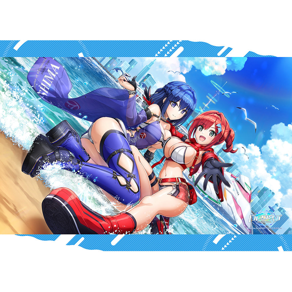 『ドルフィンウェーブ』B2タペストリー(最高のペアを目指して!)