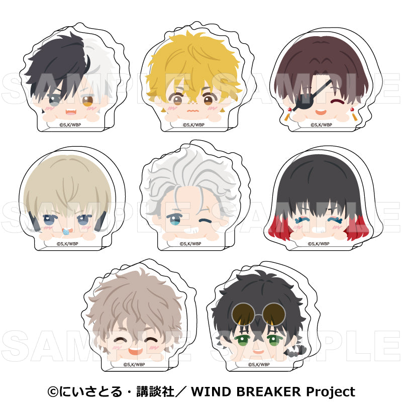 ❤5種コンプ❤WIND BREAKER　きゅるぽっぷん アクリル前髪クリップ TVアニメ『WIND BREAKER』きゅるぽっぷん アクリル前髪クリップ