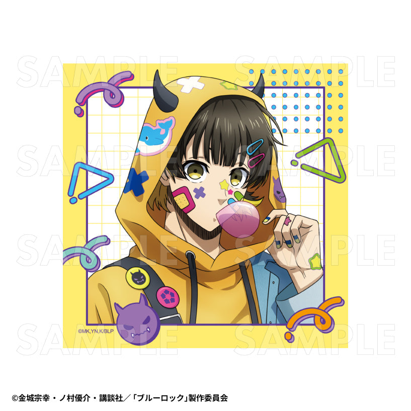 ブルーロック でびでこ】ブルーロック でびデコパーカー 缶バッジ