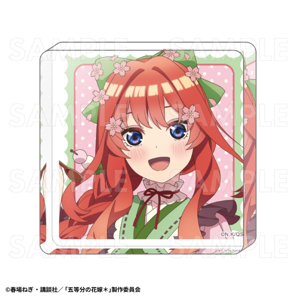 五等分の花嫁*』和パフェドレスVer. アクリルミニブロック 中野