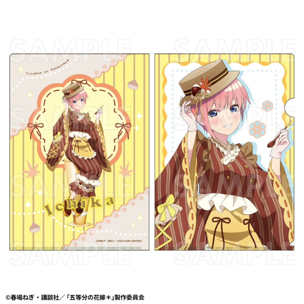 【新品未開封】限定品 映画　 五等分の花嫁 クリアファイル　6枚セット　巫女 映画 五等分の花嫁 クリアファイル 中野一花: キャラグッズ