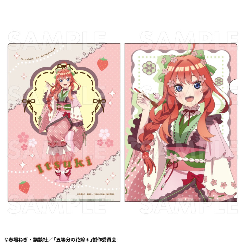五等分の花嫁*』和パフェドレスVer. クリアファイル 中野五月