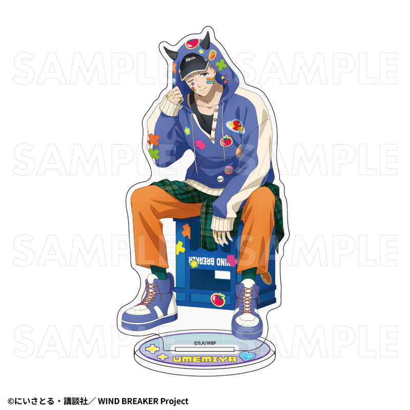 WIND BREAKER』でびデコパーカー アクリルスタンド 梶蓮【202606再販
