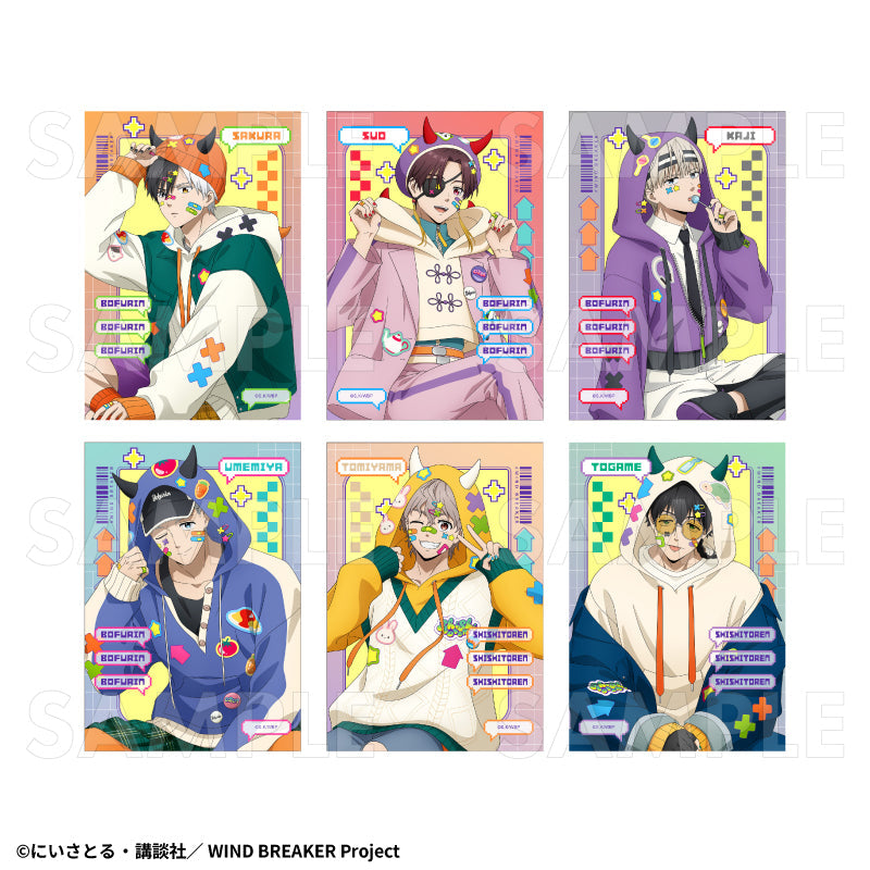 『WIND BREAKER』でびデコパーカー トレーディングブロマイド【BOX】