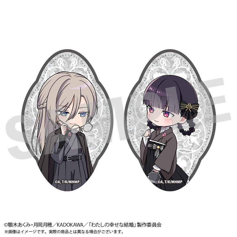 『わたしの幸せな結婚×浅草ロマン館』ちびキャラステッカーセット 冬