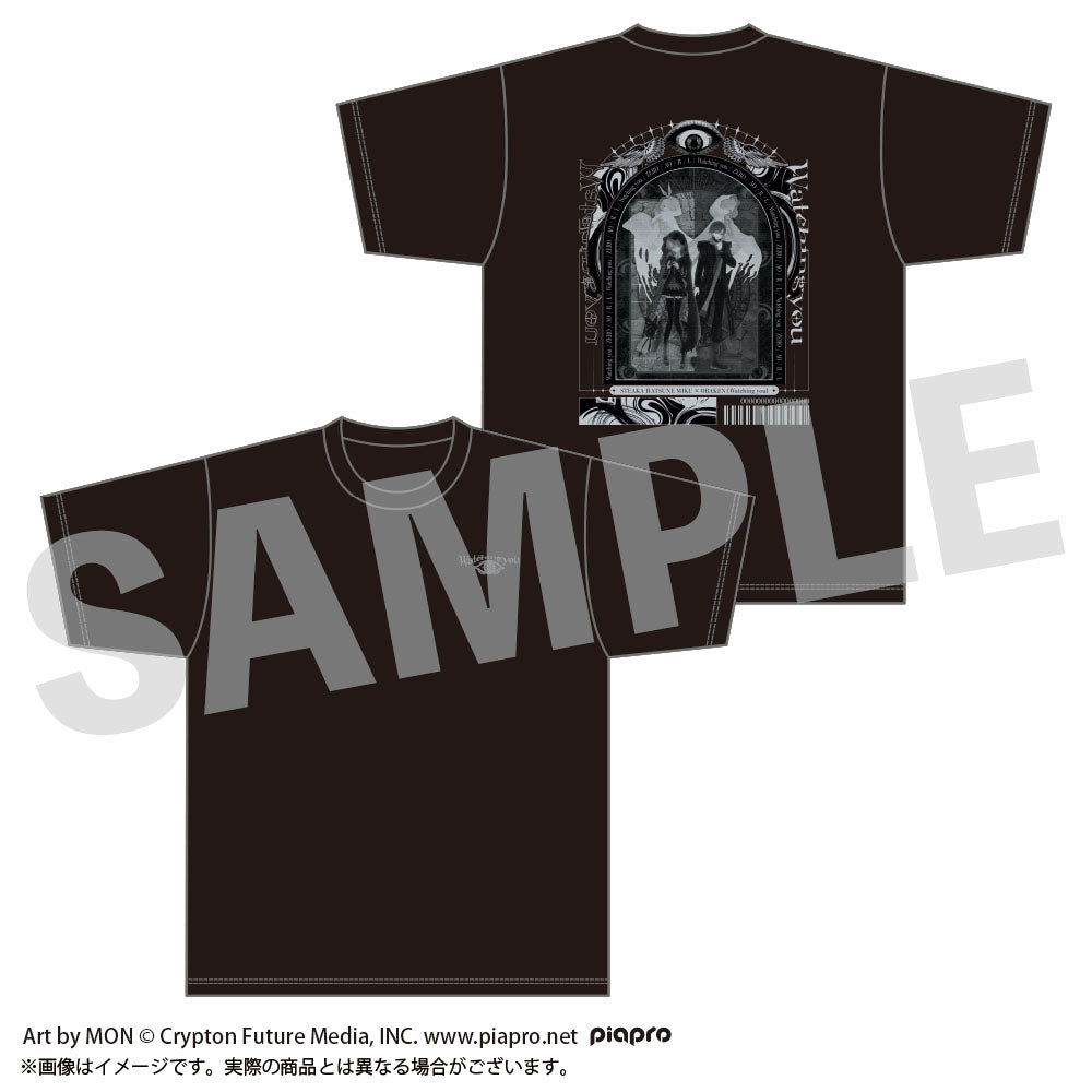 『STEAKA ヲチラレ』初音ミク×オバケン オリジナルデザインTシャツ