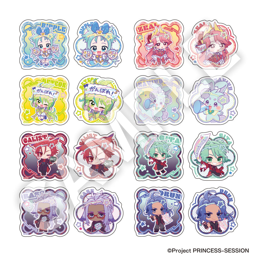 『プリンセッション・オーケストラ』フレフレンズ トレーディングステッカー(1パック2枚入り) 全16種【BOX】