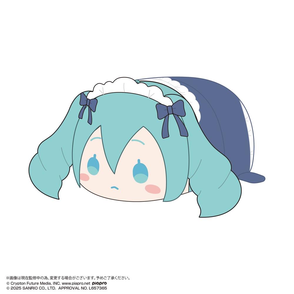 『初音ミク×シナモロール』MC-24 ぽてコロマスコット Msize3 A 初音ミク(ロリータ)