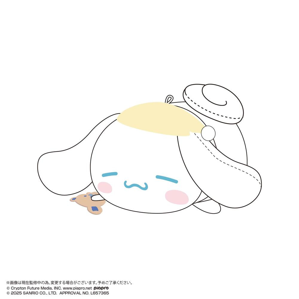 『初音ミク×シナモロール』MC-25 ぽてコロマスコットBIG3 D シナモロール(おやすみ)