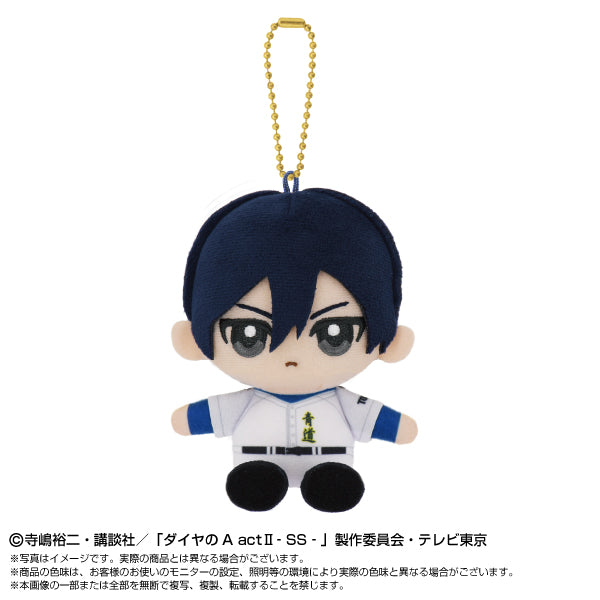 『ダイヤのA act II -Second Season-』Chibiぬいおすわりマスコット 降谷暁