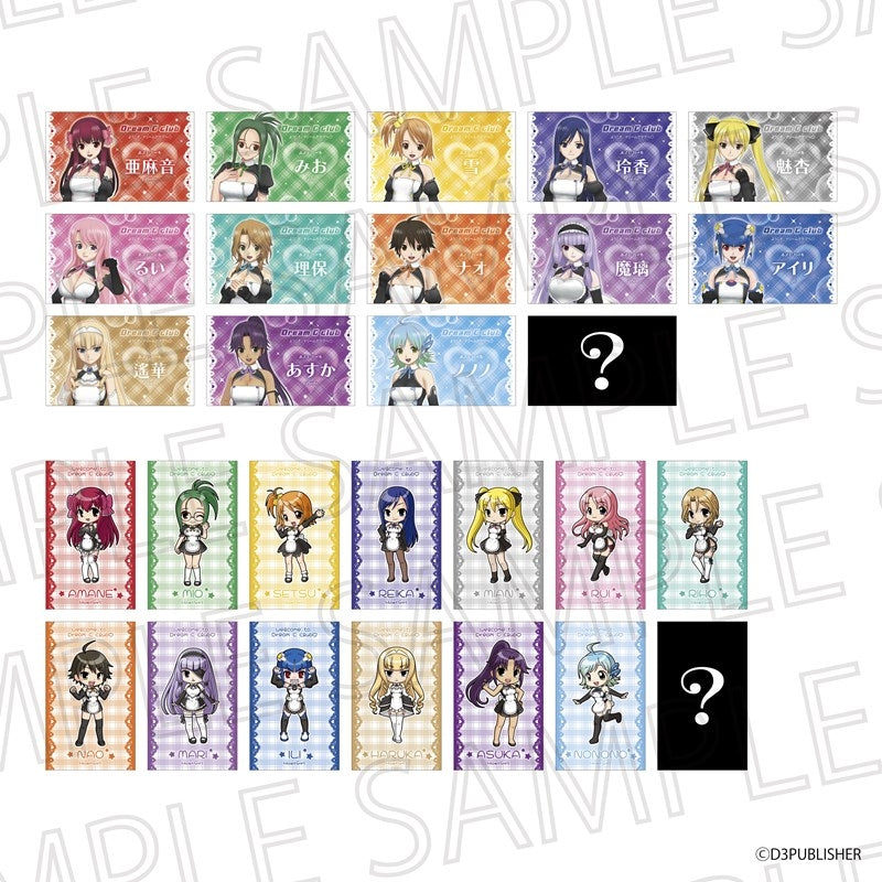 『ドリームクラブZERO』ようこそ、ドリームクラブへ♡名刺風カードコレクション