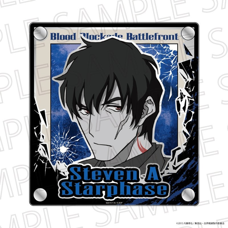『血界戦線』3重アクリルミラープレート スティーブン・A・スターフェイズ(アクセントカラー)
