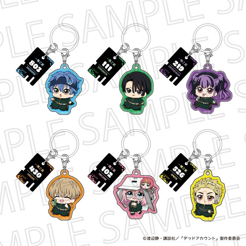 『デッドアカウント』ぷちてく トレーディングロッカーキー風マルチマーカー【BOX】