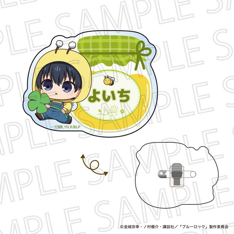 『ブルーロック』ぷちてく おなまえプレートバッジ 潔 世一