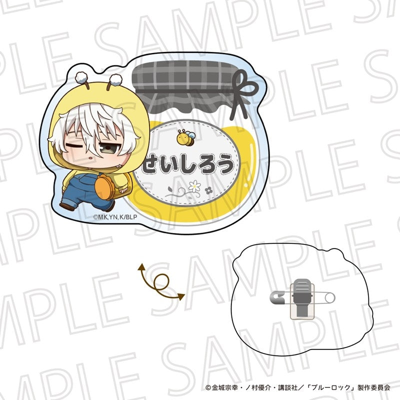 『ブルーロック』ぷちてく おなまえプレートバッジ 凪 誠士郎