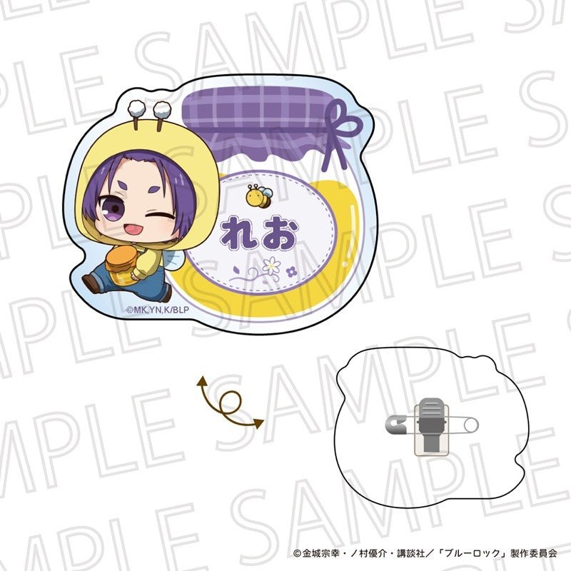 『ブルーロック』ぷちてく おなまえプレートバッジ 御影玲王