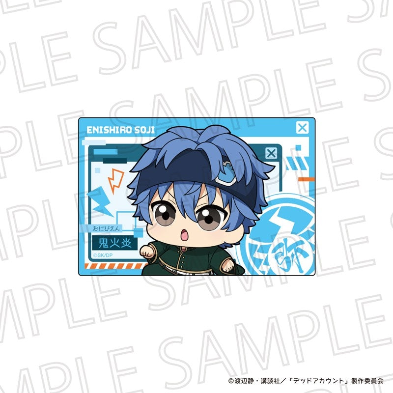 『デッドアカウント』ぷちてく スクエアカットステッカー 縁城蒼吏