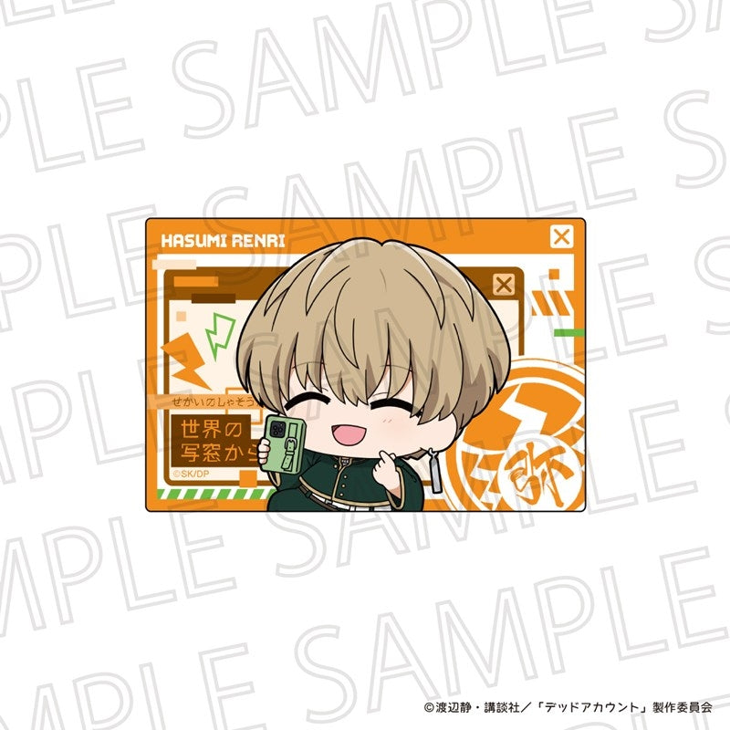 『デッドアカウント』ぷちてく スクエアカットステッカー 羽住蓮理