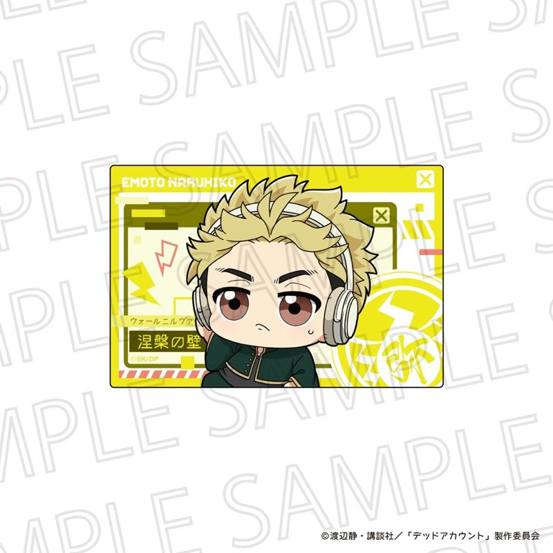 『デッドアカウント』ぷちてく スクエアカットステッカー 柄本成彦