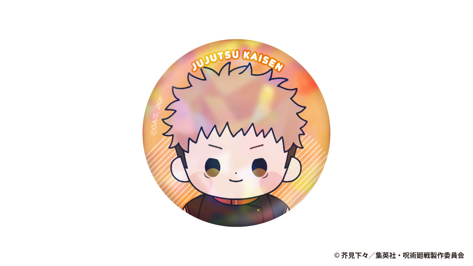 『呪術廻戦』5周年  もっちび ホログラム缶バッジ 虎杖悠仁