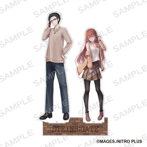 『STEINS;GATE』超BIGアクリルフィギュアスタンド 描きおろし 岡部&紅莉栖