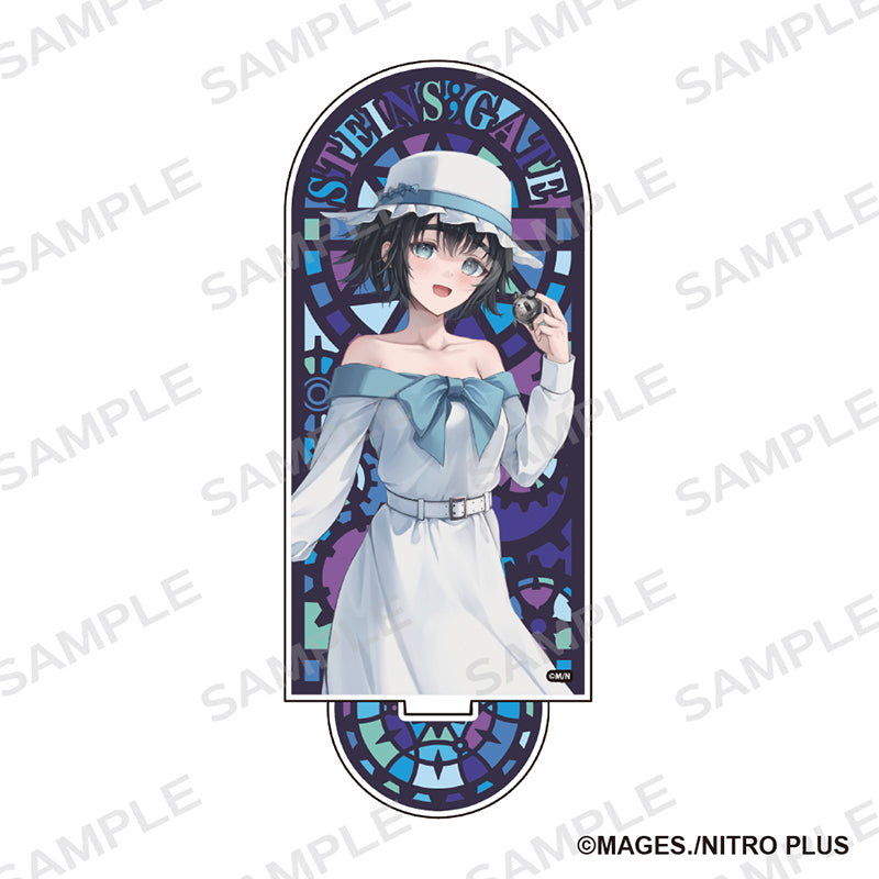 シュタインズゲート 【阿万音 鈴羽】 ビッグアクスタ、缶バッジ、アクキー STEINS;GATE 15周年記念 ポップアップストア 阿万音鈴羽 缶