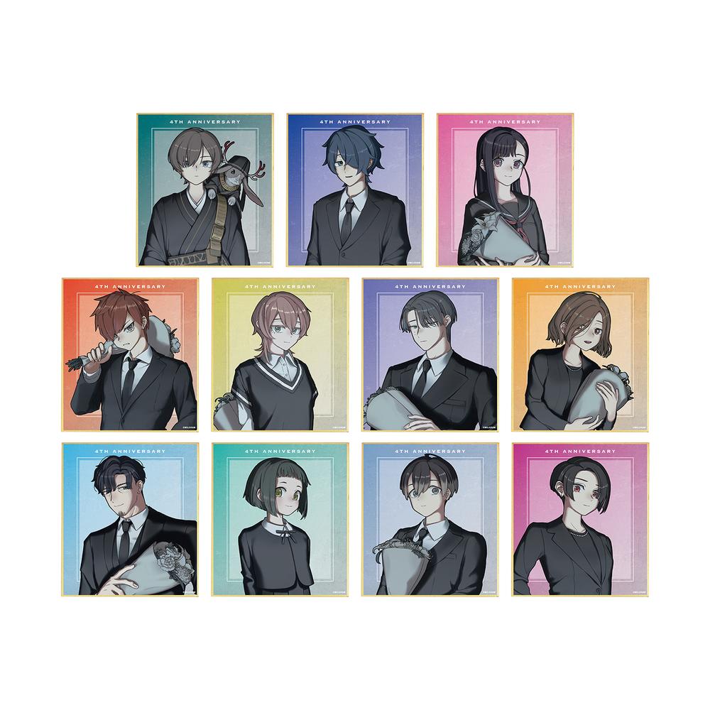 『MILGRAM -ミルグラム-』描き下ろし 4th Anniversary ver. トレーディングミニ色紙(単位/BOX)【202510再販】