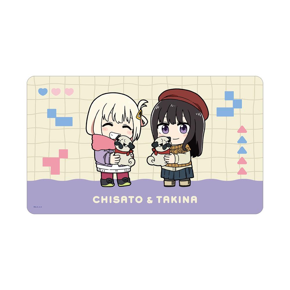 『リコリス・リコイル』描き起こし 錦木千束&井ノ上たきな Art by 荒* ちびキャラ マルチデスクマット ver.D【202504再販】