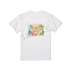 『ぴちぴちピッチ』花森ぴんく先生 描き下ろし 集合 羽を纏ったマーメイドver. Tシャツメンズ