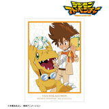 『デジモンアドベンチャー』描き下ろし 八神太一&アグモン 25th Anniversary ver. A3マット加工ポスター