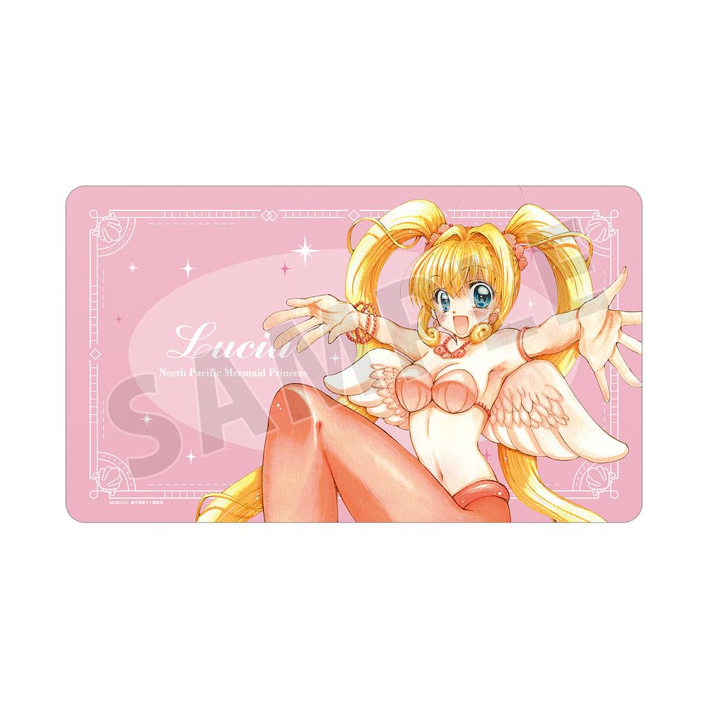 『ぴちぴちピッチ』花森ぴんく先生 描き下ろし 七海 るちあ 羽を纏ったマーメイドver. マルチデスクマット【202509再販】