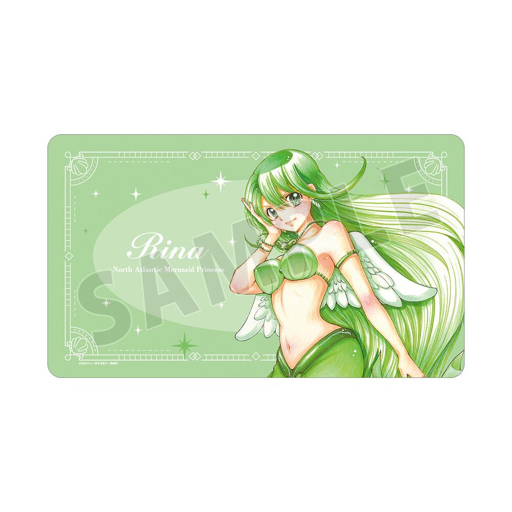 『ぴちぴちピッチ』花森ぴんく先生 描き下ろし 洞院 リナ 羽を纏ったマーメイドver. マルチデスクマット【202509再販】