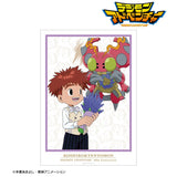 『デジモンアドベンチャー』描き下ろし 泉光子郎&テントモン 25th Anniversary ver. A3マット加工ポスター