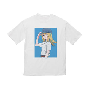 『夜のクラゲは泳げない』描き下ろし 山ノ内花音 渋カジファッションver. BIGシルエットTシャツユニセックス